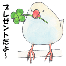 Lord Java sparrow's heavenly words. sticker #6573175