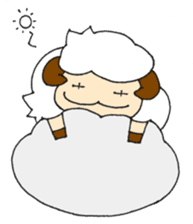 Sheep of the color of the sky sticker #6573394