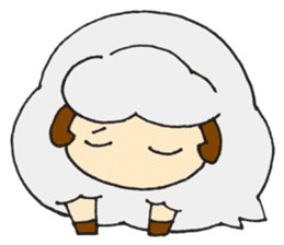 Sheep of the color of the sky sticker #6573404