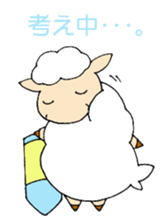 Sheep of the color of the sky sticker #6573413