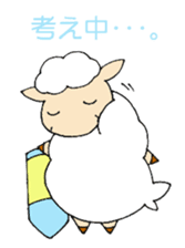 Sheep of the color of the sky sticker #6573413