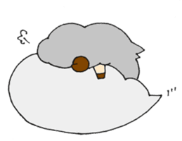 Sheep of the color of the sky sticker #6573414