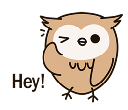Little owl Soft-Owl sticker #6573704