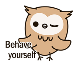 Little owl Soft-Owl sticker #6573710
