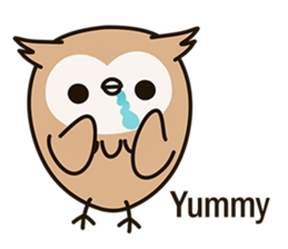 Little owl Soft-Owl sticker #6573713