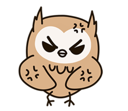 Little owl Soft-Owl sticker #6573716