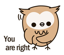 Little owl Soft-Owl sticker #6573719