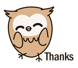 Little owl Soft-Owl sticker #6573722