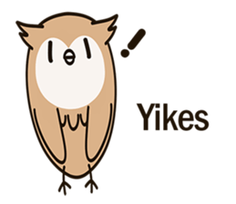 Little owl Soft-Owl sticker #6573725