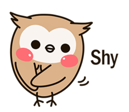 Little owl Soft-Owl sticker #6573731