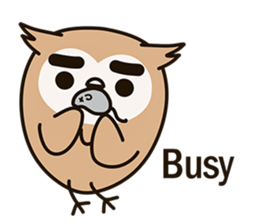 Little owl Soft-Owl sticker #6573735