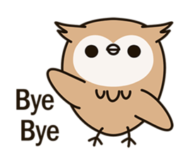 Little owl Soft-Owl sticker #6573743