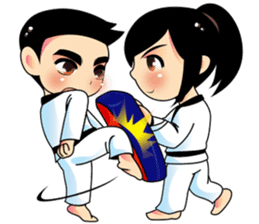 Taekwondo Kids sticker #6574369