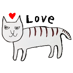 Break just in front of cat