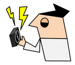 Sharp hair men's Daily sticker #6575249