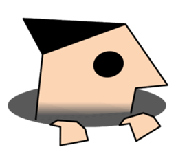 Sharp hair men's Daily sticker #6575252