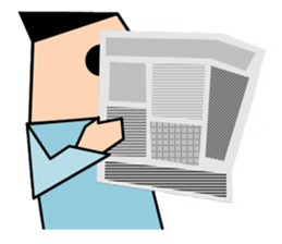 Sharp hair men's Daily sticker #6575255