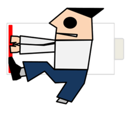 Sharp hair men's Daily sticker #6575257