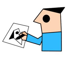 Sharp hair men's Daily sticker #6575263