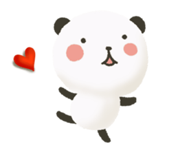 loosely-panda sticker #6575493