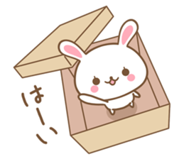 Rabbit Wonderland box sticker #6575545