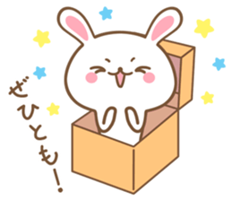 Rabbit Wonderland box sticker #6575548
