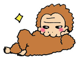 Monkeys and elephants sticker #6575944