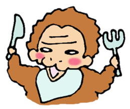 Monkeys and elephants sticker #6575945