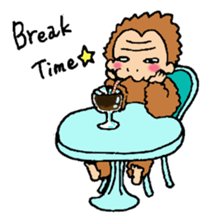 Monkeys and elephants sticker #6575947