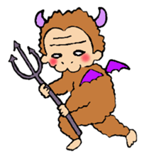 Monkeys and elephants sticker #6575979