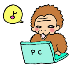 Monkeys and elephants sticker #6575980