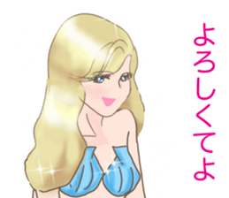 Beautiful and elegant mermaid 4 Japanese sticker #6576104