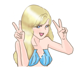 Beautiful and elegant mermaid 4 Japanese sticker #6576107