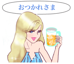 Beautiful and elegant mermaid 4 Japanese sticker #6576108