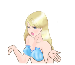 Beautiful and elegant mermaid 4 Japanese sticker #6576109