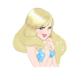 Beautiful and elegant mermaid 4 Japanese sticker #6576116