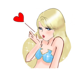 Beautiful and elegant mermaid 4 Japanese sticker #6576117