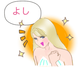 Beautiful and elegant mermaid 4 Japanese sticker #6576119