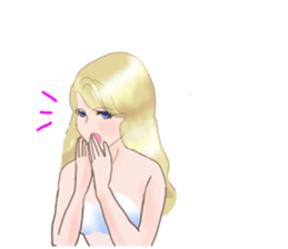 Beautiful and elegant mermaid 4 Japanese sticker #6576124