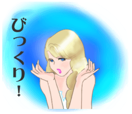 Beautiful and elegant mermaid 4 Japanese sticker #6576129