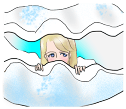 Beautiful and elegant mermaid 4 Japanese sticker #6576134