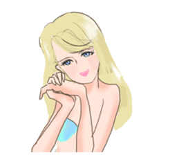 Beautiful and elegant mermaid 4 Japanese sticker #6576135