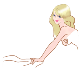 Beautiful and elegant mermaid 4 Japanese sticker #6576141