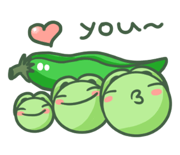 Pea brothers2(Life section) sticker #6576159