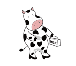 Dorky Cow sticker #6576758