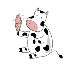Dorky Cow sticker #6576761