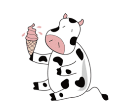 Dorky Cow sticker #6576761