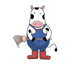 Dorky Cow sticker #6576769
