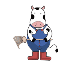 Dorky Cow sticker #6576769