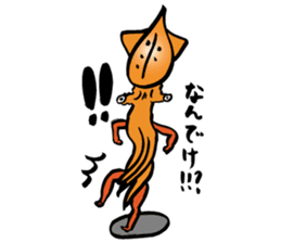 Mr.Masu sushi and Mr.Firefly squid. sticker #6576922